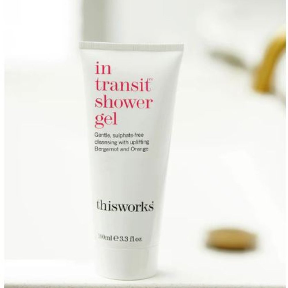 This Works in transit shower gel
